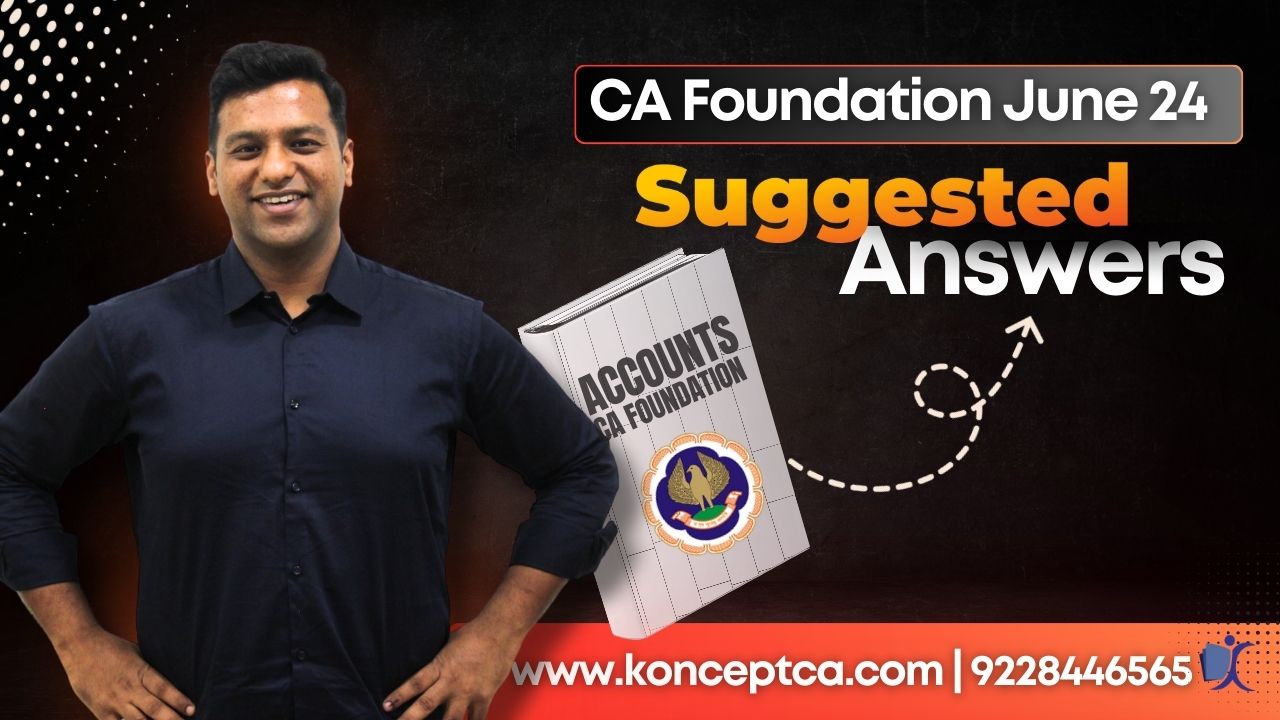 CA Foundation Question Paper with Solution June 2024 - ACCOUNTING