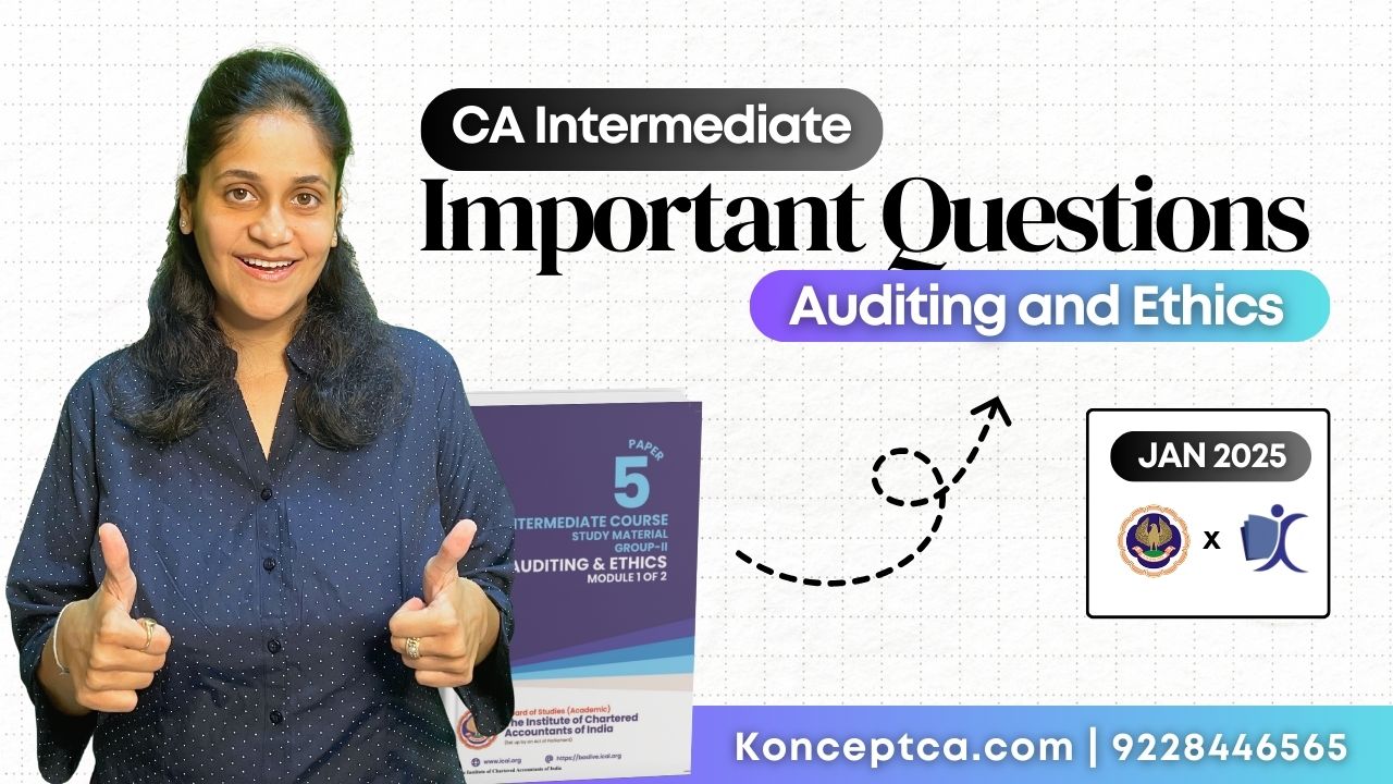 CA Inter Auditing Important Question